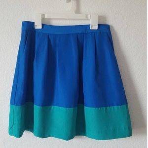 J CREW Skirt. Teal/Aqua